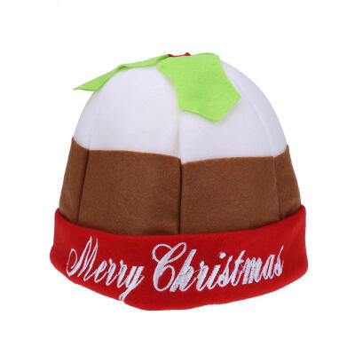 

Cute Embroidered Velvet Christmas Adult Cake Cap Xmas Supplies