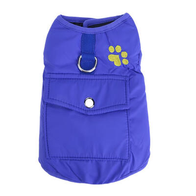 

Winter Warm Cotton Pocket Pet Dog Coat Jackets for Small Medium Large Dogs