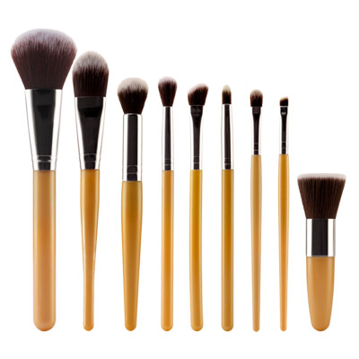 

Pro Makeup 9Pcs Brushes Set Powder Foundation Blush Tool