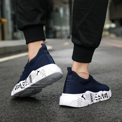 

2019 autumn new mens shoes running low to help the trend large size lightweight mens casual jogging shoes cross-border