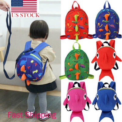 

USA Kids Safety Harness Leash Anti Lost Backpack Strap Bag For Walking Toddler