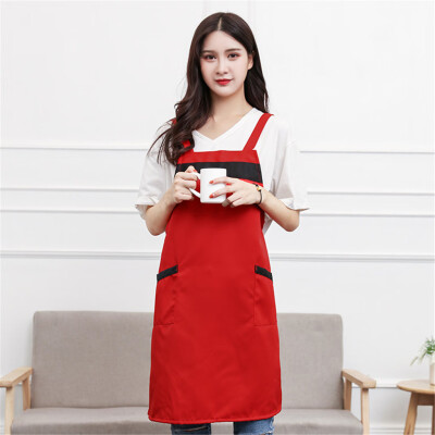 

Toponeto Korean Milk Tea Bread Baking Restaurant Kitchen Coffee Shop Chef Overalls Waist