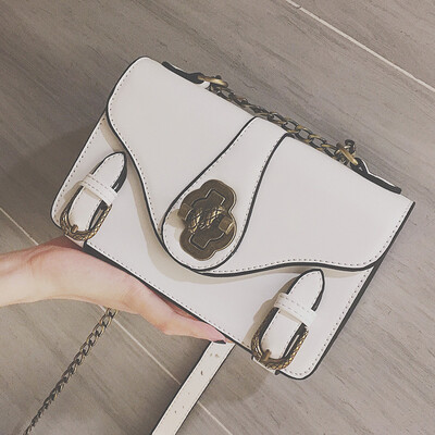 

Womens Lock Bag 2017 Europe&The United States Fashion Flap Chain Bags Shoulder Messenger Bag