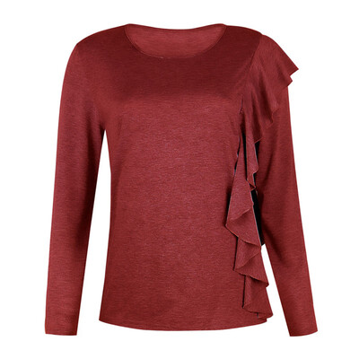 

Women Clothing Casual Holiday Sweatshirt Long Sleeve Tops T-Shirt Plus Size