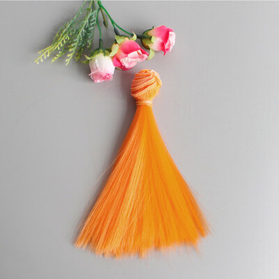 

Tailored 1PC Fashion 15X106Cm Wholesale Straight Hair Hair For DIY BJD Wig Doll