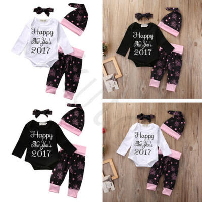 

Hot Baby Girls Boys Infant Romper BodysuitPants Leggings Outfits Clothes Set