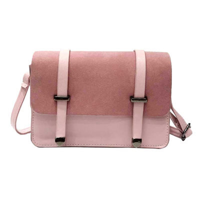 

Women Vintage Solid Color Frosted Double Arrow Cover Crossbody Shoulder Bag