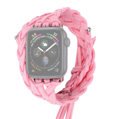 

〖Follure〗Hand-woven Dermis To Strap Replacement For Apple Watch Series 1234 42mm44mm