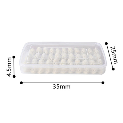 

Dumpling Meat Food Crisper Box Storage Container Fresh Refrigerator Large Cases
