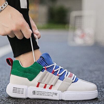 

Mens Shoes Summer Small White Leisure Canvas Board Shoes White Autumn Sports Trendy Shoes