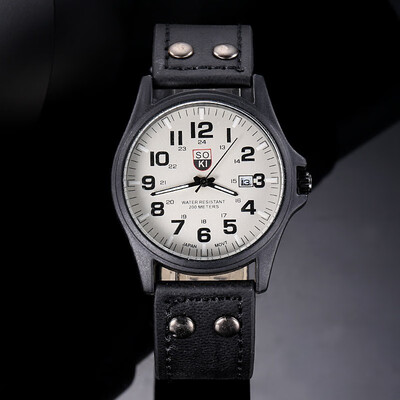 

Hollow watch fashion mens PU belt non-mechanical watch student womens watch mechanical watch