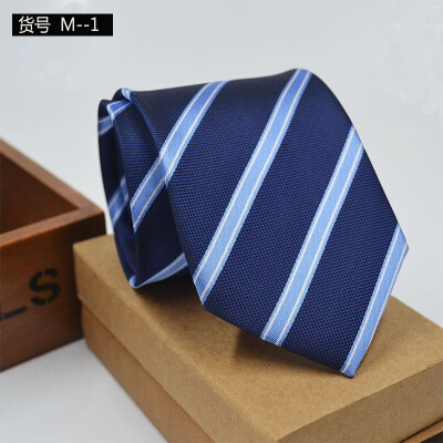 

New spot tie business dress mens tie polyester yarn arrow type 8CM business tie wholesale