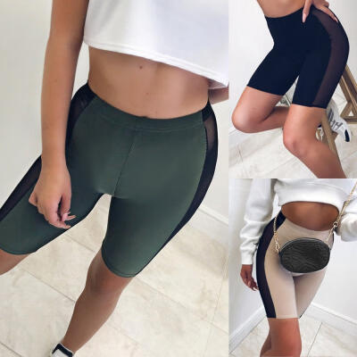 

Women´s Skinny Slim Yoga Shorts -XL Mesh Shorts