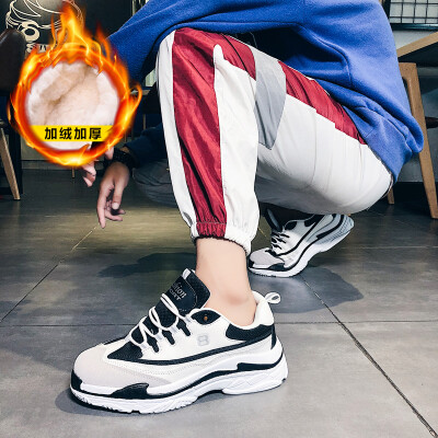 

Autumn&summer plus velvet mens shoes 2019 new net red shoes mens tide shoes wild Korean version of the trend of casual sports shoes