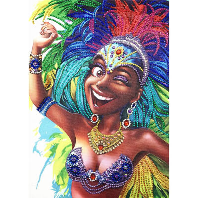 

5D DIY Special Shaped Diamond Painting Brazilian Girl Embroidery Mosaic Kit