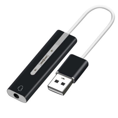 

2 in 1 External Sound Card USB to 35mm Jack Headset Microphone Adapter