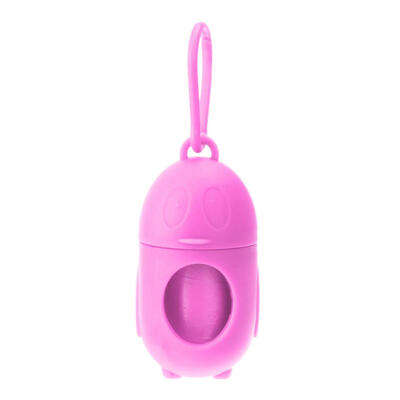 

Penguin Pill Shape Pet Dog Poop Bag Dispenser Carrier Waste Garbage Bag Set