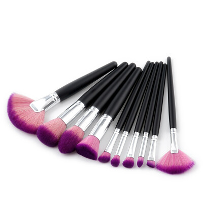 

Toponeto New 10Pcs Cosmetic Eyebrow Eyeshadow Brush Makeup Brush Sets Kits Tools