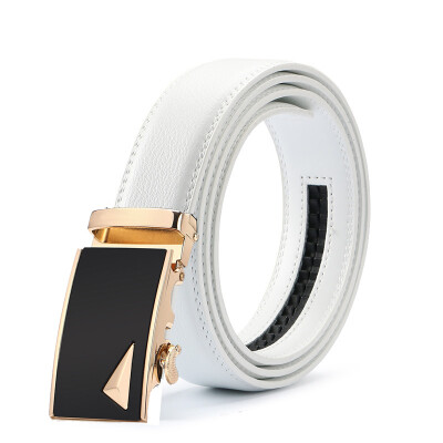 

New Designer letter buckle Automatic Buckle Cowhide Leather belt men jaguar designer white belts mens belts luxury 110-125cm