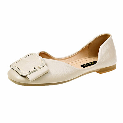 

Single-shoe womens flat-bottomed grandma shoes spring&autumn wild fairy shoes soft soft flat-heeled evening shoes