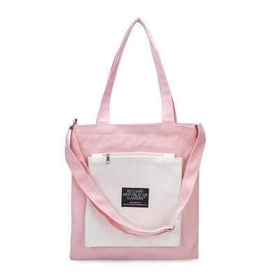 

Bags For Women Fashion Canvas Girls Casual Patchwork Shoulder BagSilt Pocket Crossbody Handbags Bag Tote Zipper Work Travel