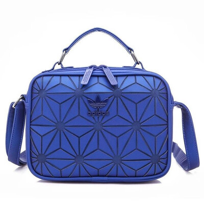 

Adidas official original brand off white 3D diamond design shoulder bag street fashion camera men women handbag student school bag