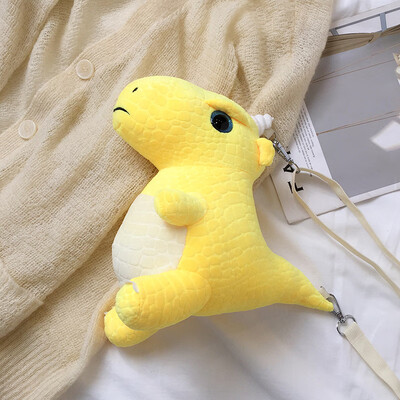 

Cartoon cute cute little dinosaur fashion girl shoulder bag 2019 new casual personality wild Messenger bag