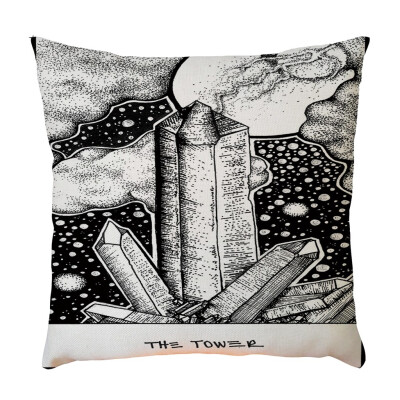 

〖Follure〗Exquisite Pattern Flax Pillowcase Pillow Case Cushion Cover Sofa Home Car Decor