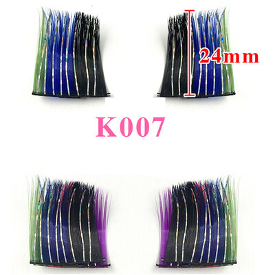 

〖Follure〗4PC Crazy Halloween Colorful 3D Magnetic False Eyelashes Reusable Eye Lash Party