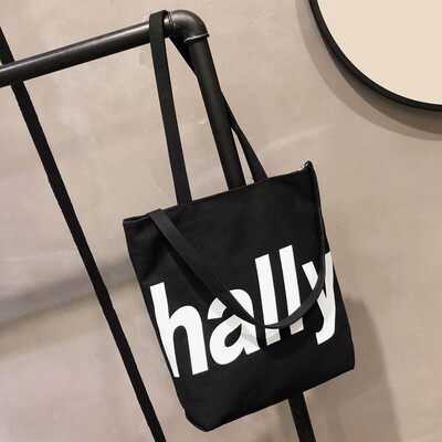 

Tailored Womens Fashion Casual Solid Color Canvas Shoulder Bag Large Capacity Handbag