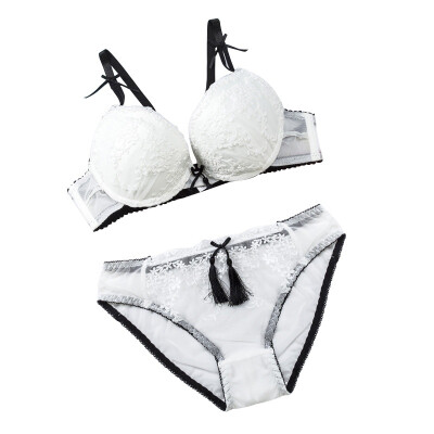 

Fashion sexy adjustable bra thin thick pendant thick Lace embroidery womens underwear bra set