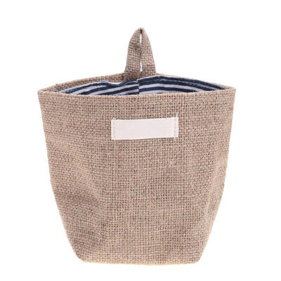 

Jute Storage Bag Basket Organizer with Handles for Baby Toys
