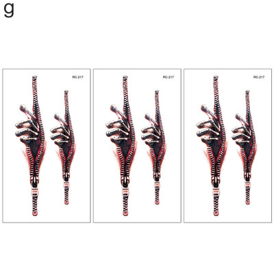 

3Pcs Halloween Scar Temporary Tattoo Sticker Cosplay Body Art Makeup Decal