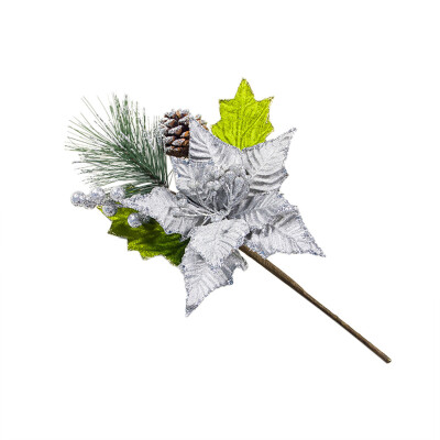 

Siaonvr Beautiful Artificial Decorative Artificial Flowers Christmas Tree Decoration