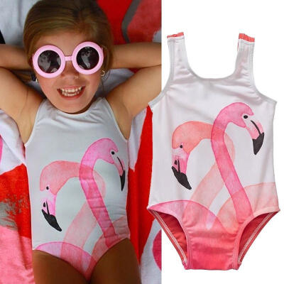 

Toddler Kids Baby Girl One-Piece Bikini Swimwear Swimsuit Bathing Suit Beachwear