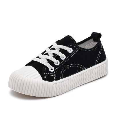 

Children Spring Summer fashion Breathable Anti-Slip Canvas Sneakers Rubber Soft Soled Casual portable Shoes