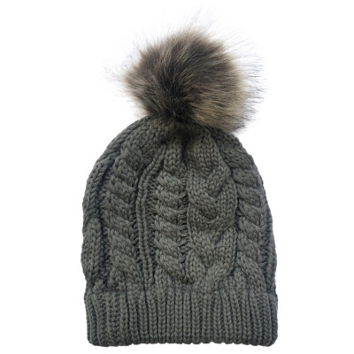 

Autumn And Winter Pom Poms Hats Winter Warm Hats For Women Girls Knitted Skullies Beanies Cap