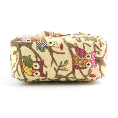 

Tailored Women Fashion Handbag Owl Pattern Shoulder Bag Large Tote Ladies Purse BK