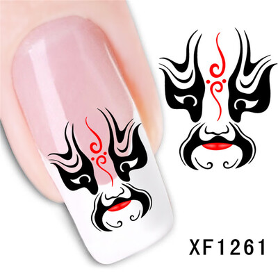 

〖Follure〗Fresh Style Flower Print 3D Nail Art Stickers Manicure Adhesive Transfer Decals
