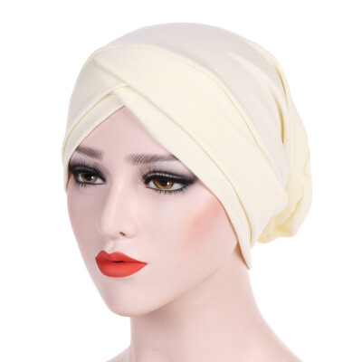 

Women Muslim Hat Cancer Chemo Beanie Ladies Turban Wrap Scarf Cap Head Cover