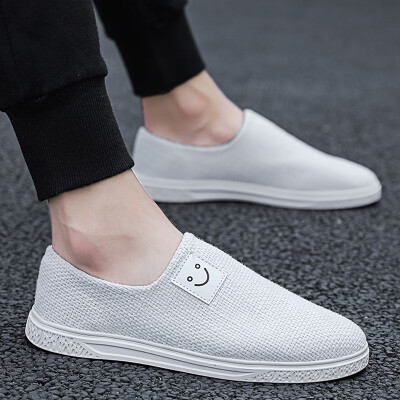 

Summer one foot lazy shoes mens peas tide shoes Korean version of the trend of casual mens shoes breathable old Beijing shoes