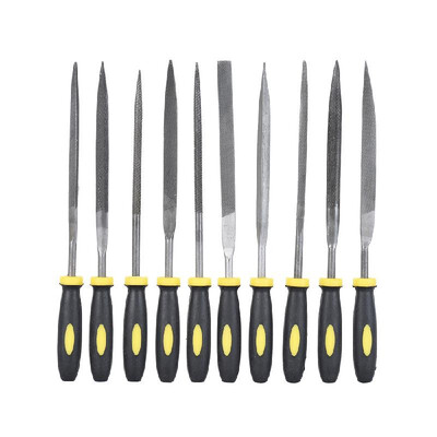 

10pcs Guitar Fret Nut Saddle Slot Pickguard Grinding Maintenance File Group Set Luthier Repair Tool 18cm