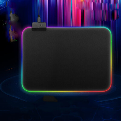 

Toponeto RGB Large Colorful LED Lighting Keyboard Mat Gaming Mouse Pad For Computer