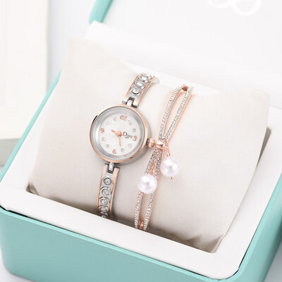 

RM Light Luxury Girl Temperament Watch Bracelet Set Chain Watch Birthday Gift