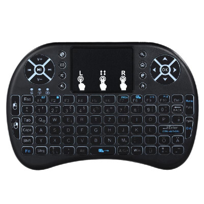 

24GHz Wireless Keyboard with Touchpad Mouse Handheld Remote Control for Android TV BOX PC Smart TV Black