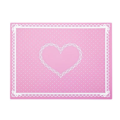 

Heart Folding Washable Silicone Lace Dot Nail Art Hand Pad Manicure Mat