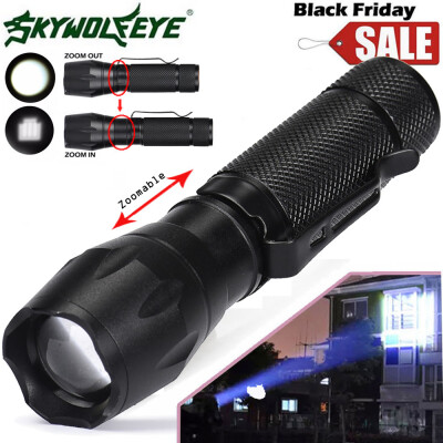 

Saidsome Zoomable Q5 LED Flashlight 3 Mode Torch Super Bright 14500AA Light Lamp flashlight lamp