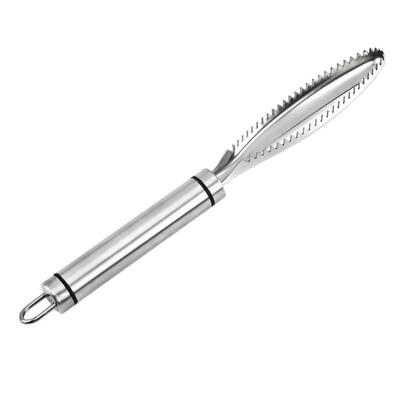 

Stainless Steel Fish Scale Cleaning Knife Fish Skin Scraper Scaler Brush