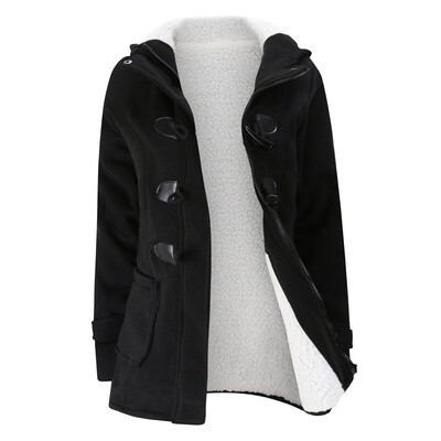 

Toponeto Women Keep Warm Windbreaker Outwear Warm Wool Slim Long Coat Jacket Trench