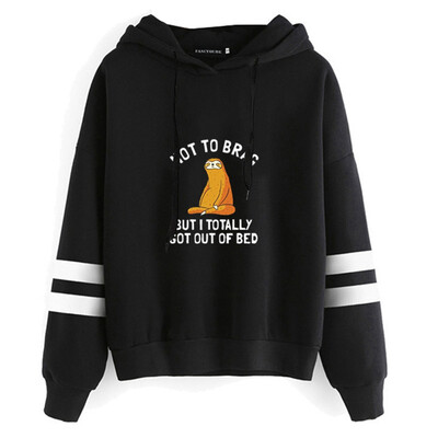 

Autumn And Winter Fashion Women Teen Girls Casual Hoodie Lazy Sloth